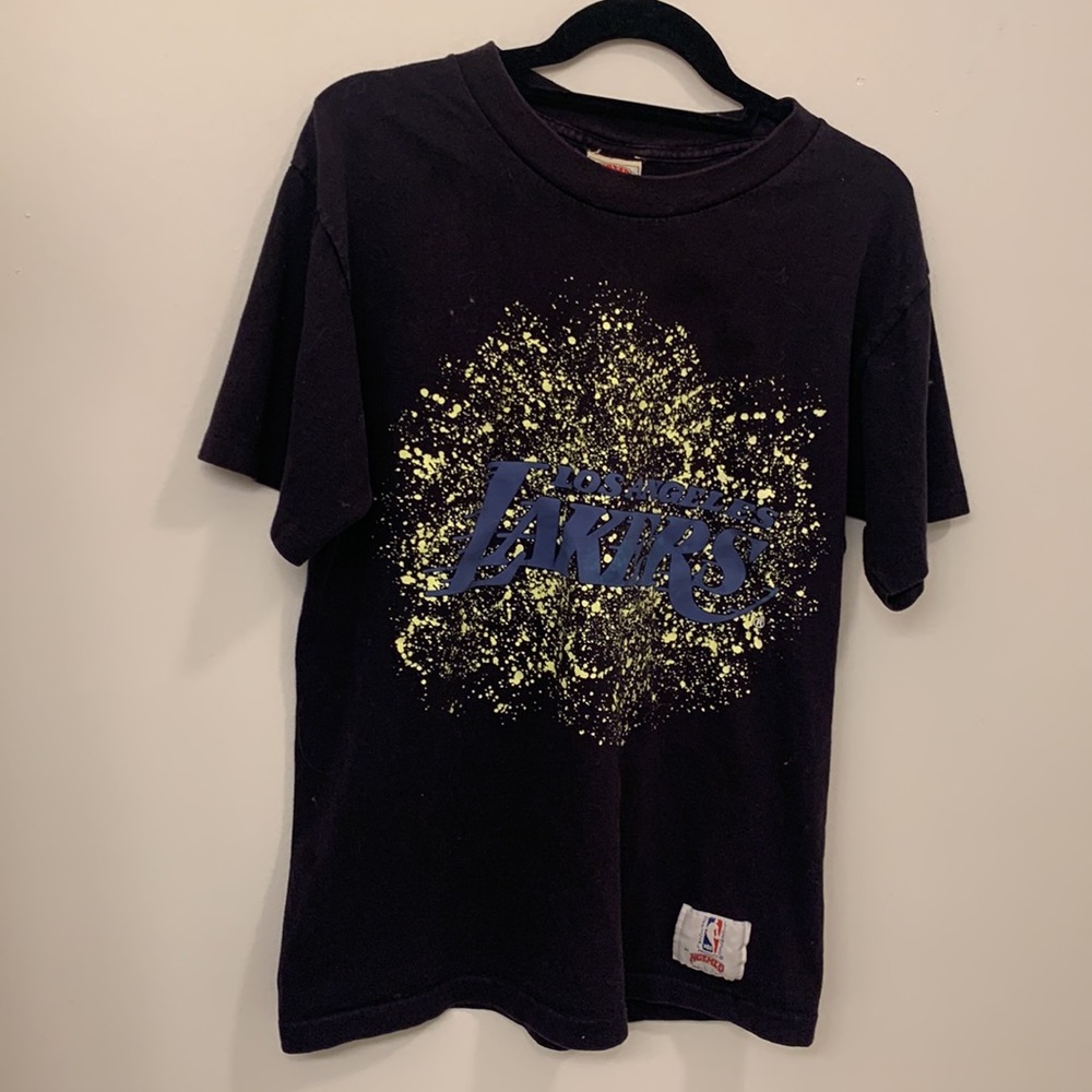 Vintage 90’s Los Angeles Lakers Black Tshirt